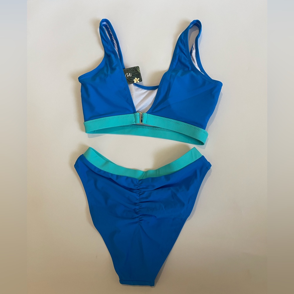 Womens Cheeky High Cut Bikini Set - Picture 5 of 7